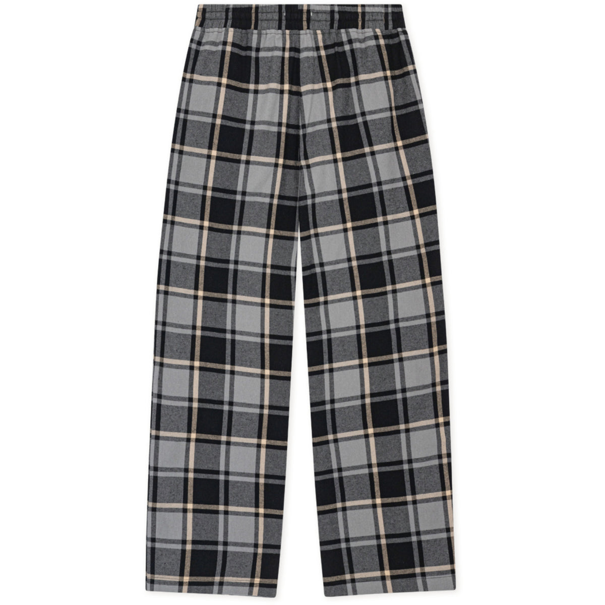 Les Deux Kids Grey Melange Check Casual Byxor KIDS