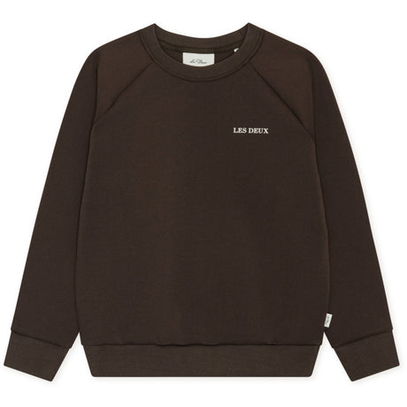 Les Deux Kids Delicioso Brown Track Sweatshirt KIDS
