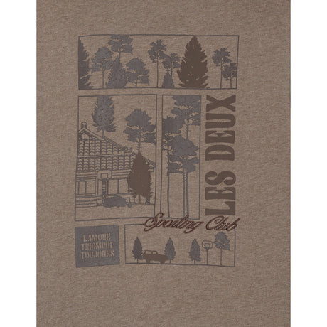 Les Deux Kids Mountain Grey Melange Woods Hoodies KIDS