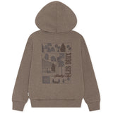 Les Deux Kids Mountain Grey Melange Woods Hoodies KIDS