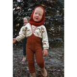 Silly Silas Bomull Strumpbyxar Med Braces Cinnamon Christmas Patterned