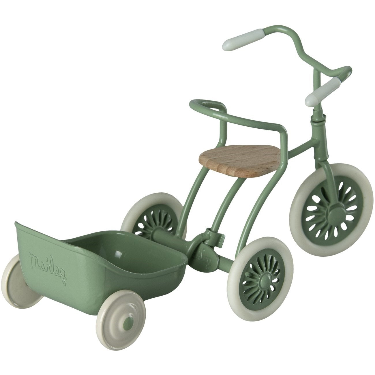 Maileg Tricycle Hanger, Mouse - Green 2