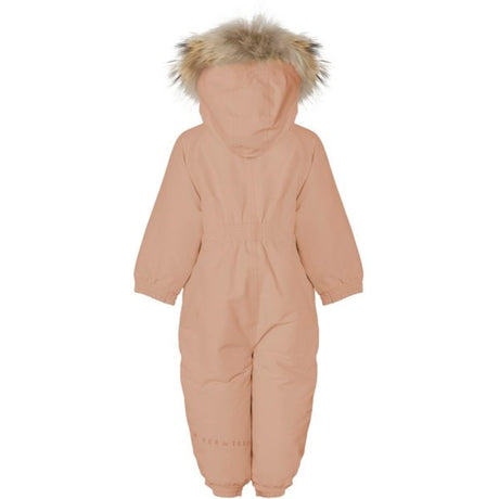 Ver de Terre Vinteroverall m. Pels Mahogany Rose