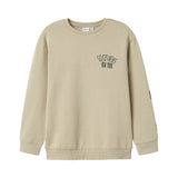 Name It Island Fossil Nkmnolen Ls Nreg Sweat Bru