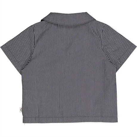 Müsli Balsam Cream/Night Blue Poplin Stripe Skjorta 2