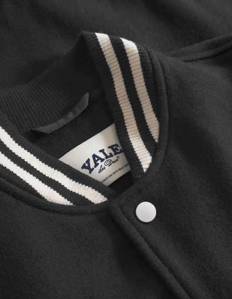 Les Deux Kids Black/Black Yale Ull Varsity Jacka KIDS