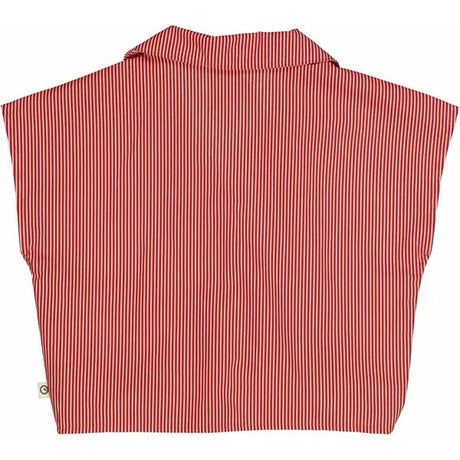 Müsli Balsam Cream/Apple Red Poplin Stripe Skjorta Topp