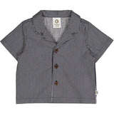 Müsli Balsam Cream/Night Blue Poplin Stripe Skjorta