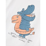 Name It Bright White Hippo Vagno Lösa T-Shirt