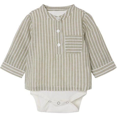 Name It Oil Green Hilom Skjorta Body