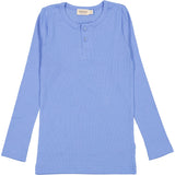 MarMar Modal Fine Rib Cornflower Blus