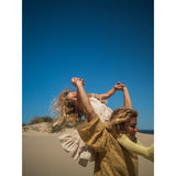 MarMar Fine Cotton Dijon Stripe Danita Frill Klänning