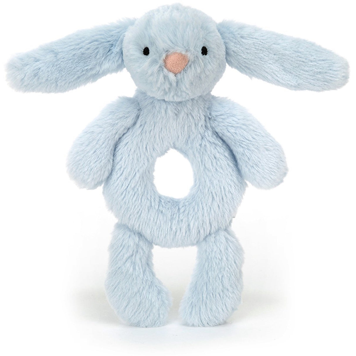 Jellycat Bashful Blå Kanin Ring Skallra