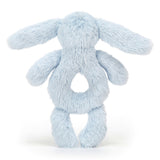 Jellycat Bashful Blå Kanin Ring Skallra
