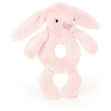 Jellycat Bashful Rosa Kanin Ring Skallra