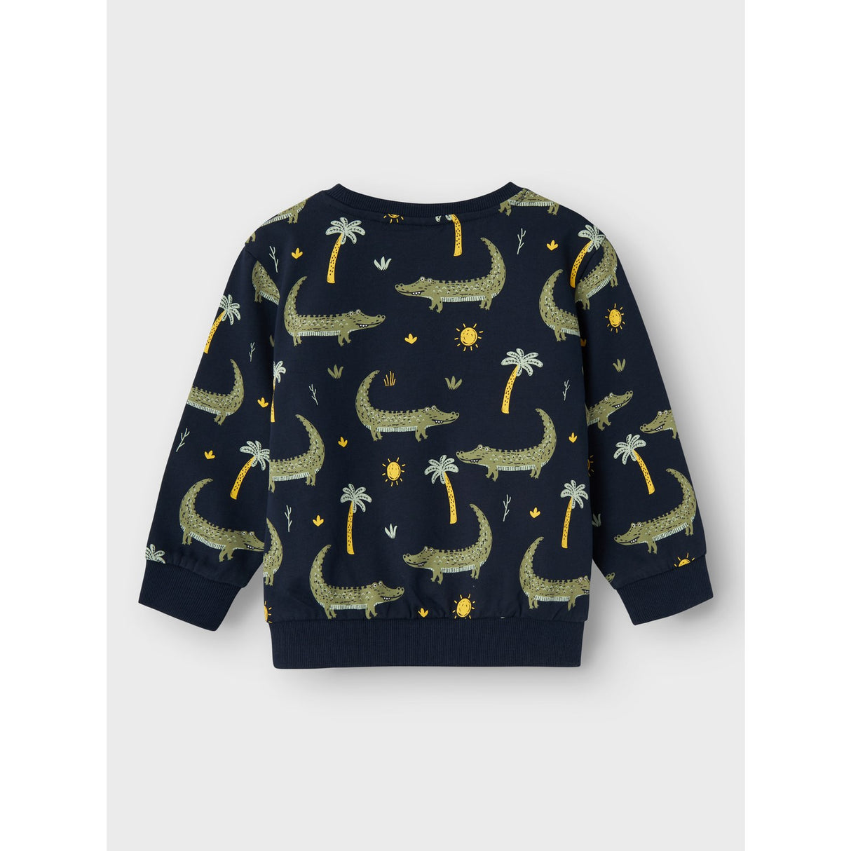 Name It Dark Sapphire Crocodiles Vermo Aop Lösa Sweatshirt 3