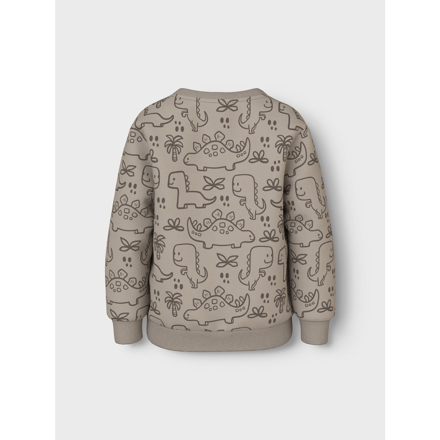 Name It Pure Cashmere Outline Dinosaurs Vermo Aop Loose Sweatshirt 2