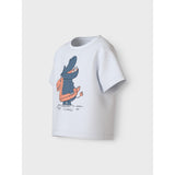 Name It Bright White Hippo Vagno Lösa T-Shirt