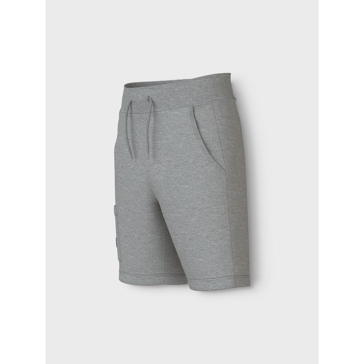 Name It Grey Melange Vivasse Lång Sweat Shorts