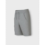Name It Grey Melange Vivasse Lång Sweat Shorts