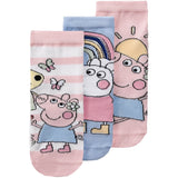 Name It Chambray Blue Arra Peppa Pig Strumpor 3-pak