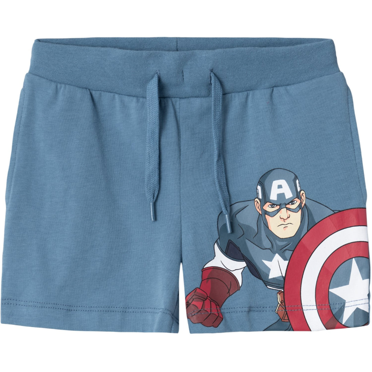 Name It Provincial Blue Ayan Marvel Lång Sweat Shorts