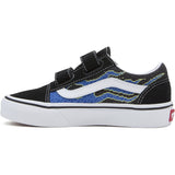 VANS Pixel Flame Black/Blue UY Old Skorol V Sneakers