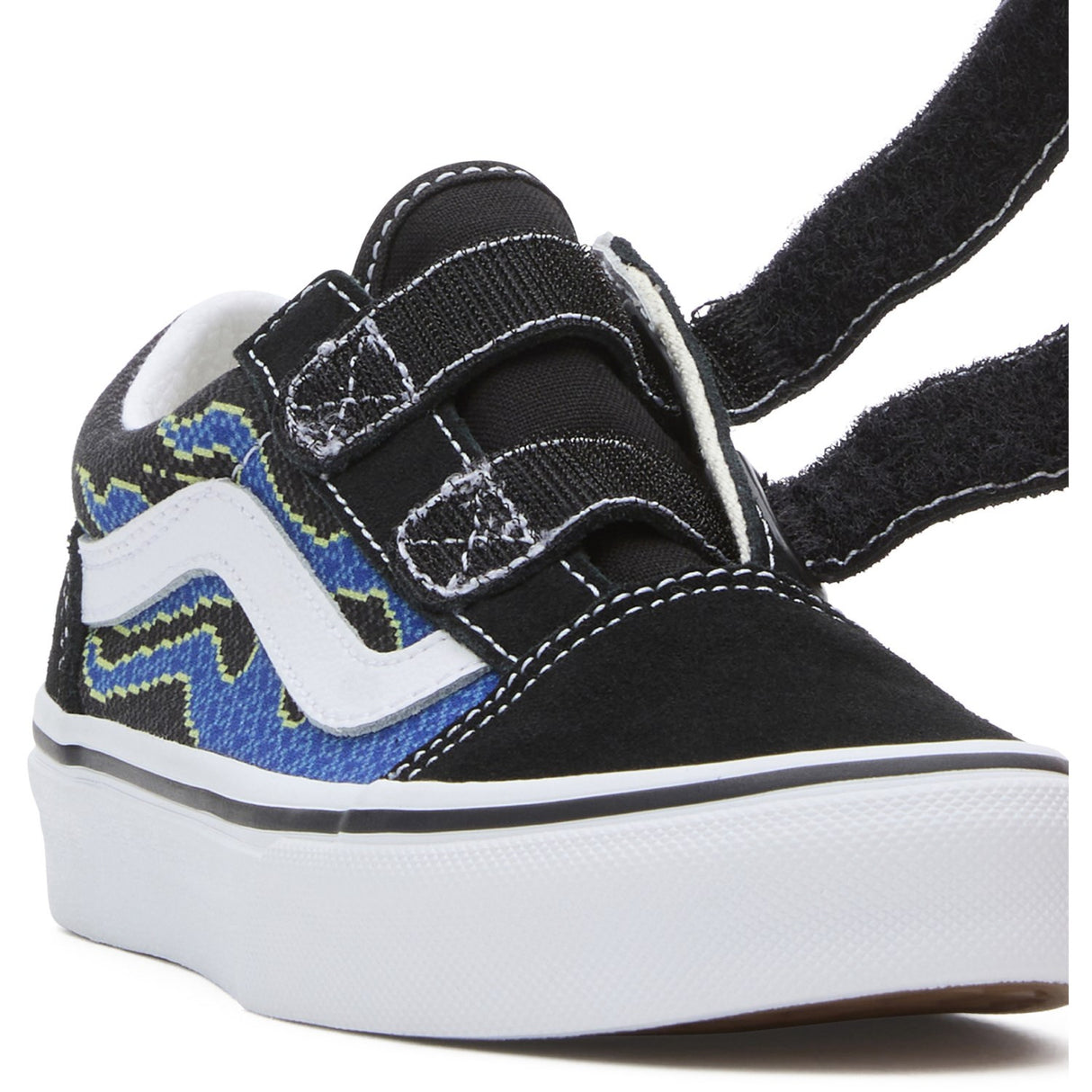 VANS Pixel Flame Black/Blue UY Old Skorol V Sneakers