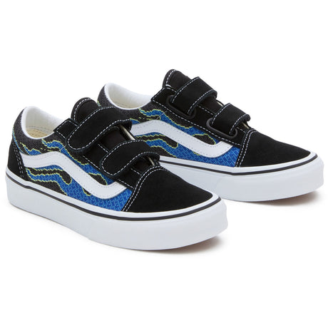 VANS Pixel Flame Black/Blue UY Old Skorol V Sneakers