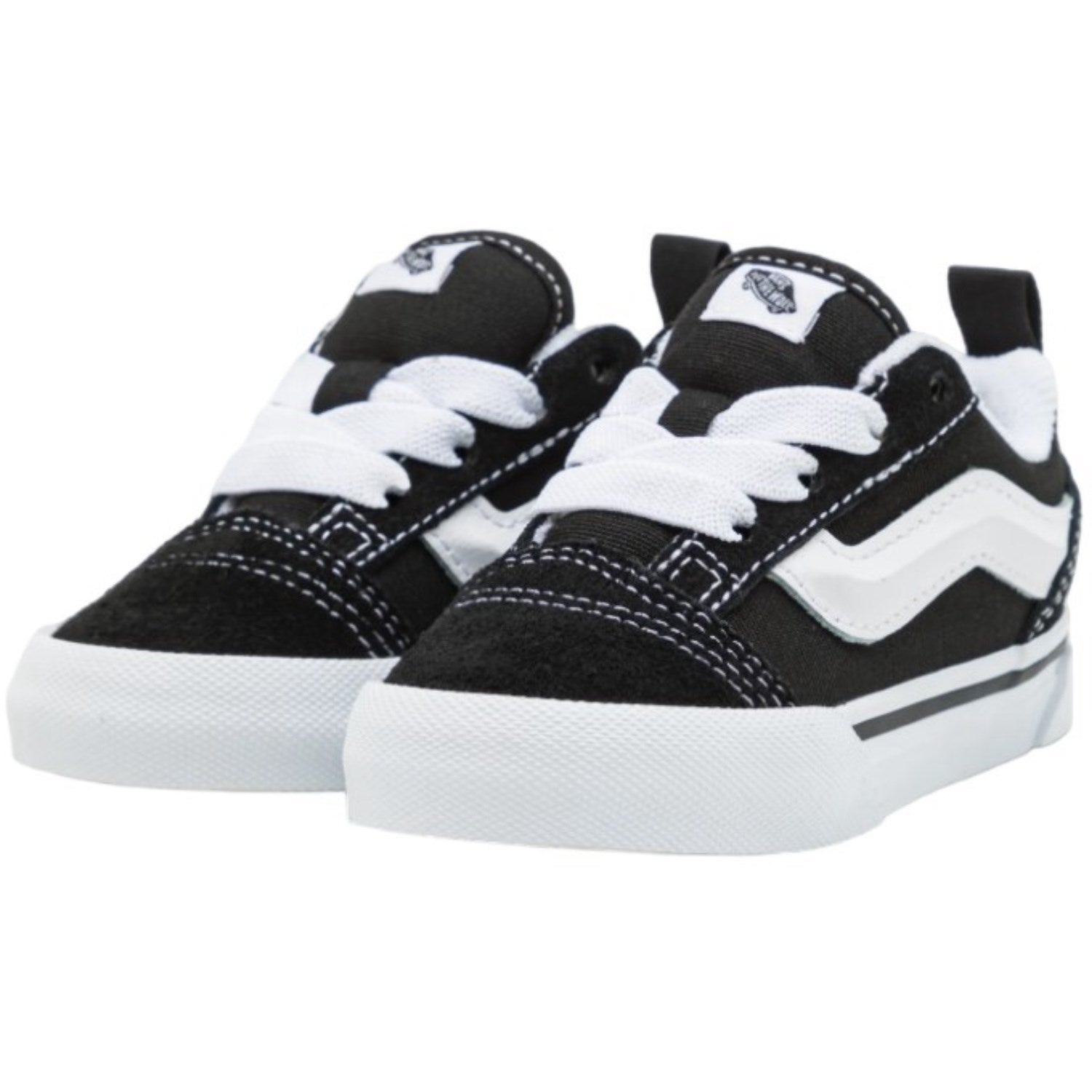 VANS Black/True White TD Knu Skorol Elastic Lace Sneakers 2
