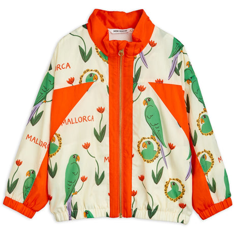 Mini Rodini Multi Parrots AOP Nylon Tracksuit Jacka