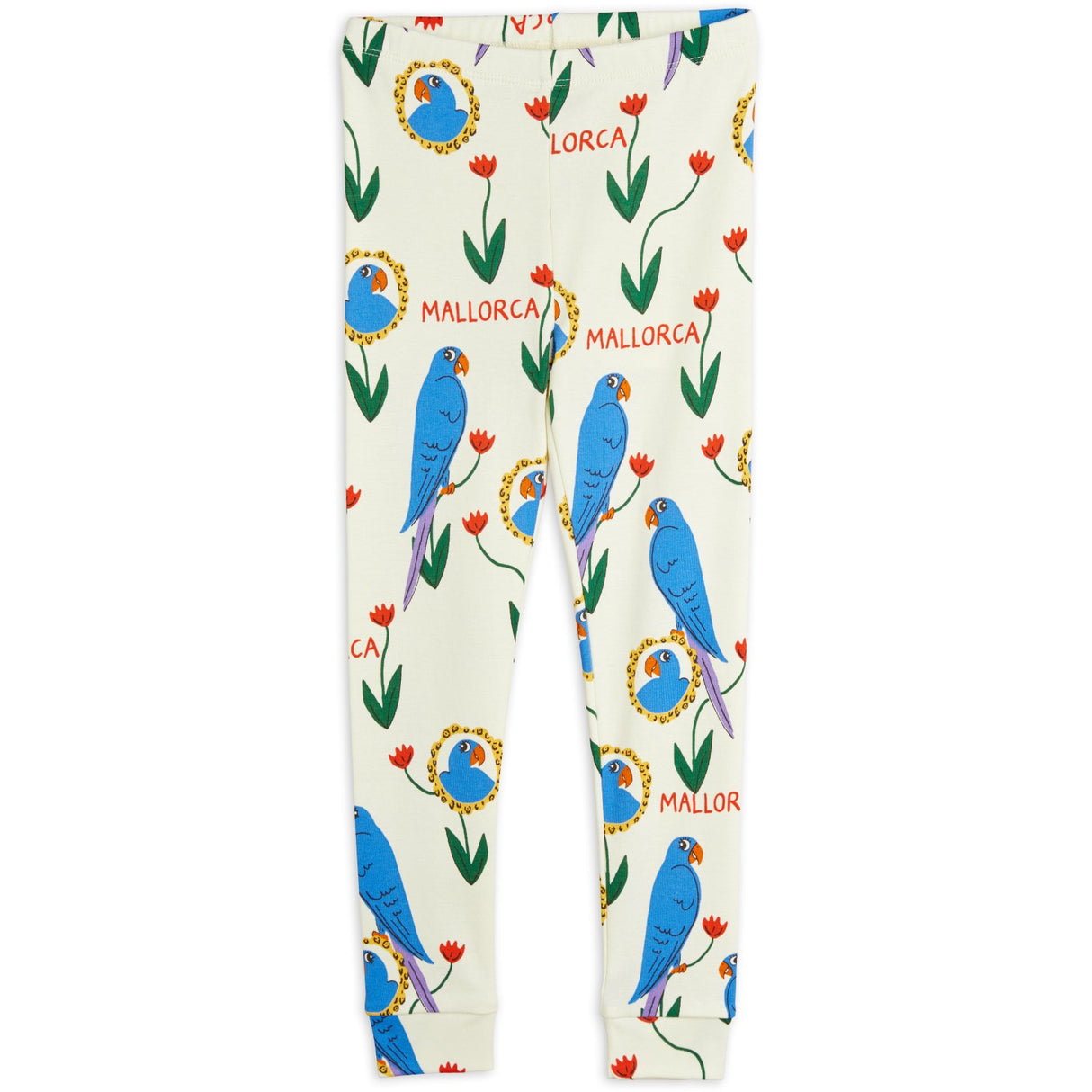 Mini Rodini Multi Parrots AOP Leggings