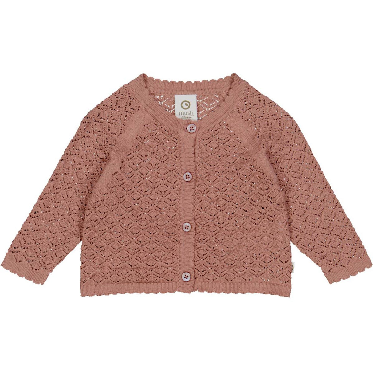 Müsli Daydream Stickad Scallop Cardigan