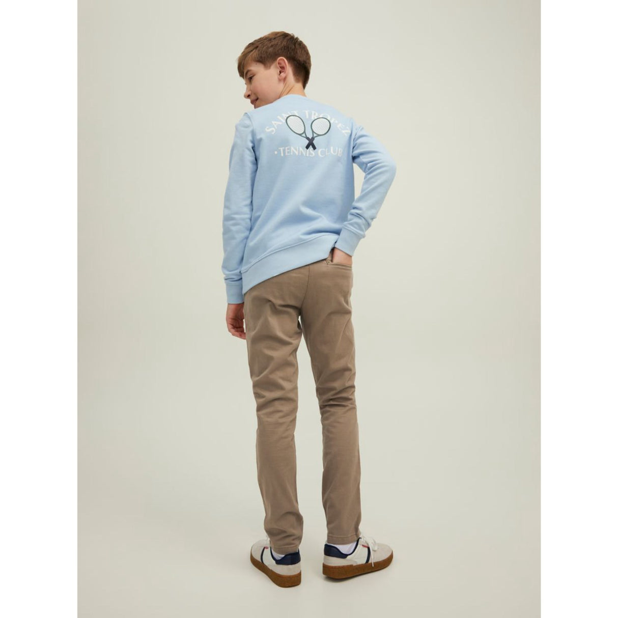 Jack & Jones Junior Beige Marco Bowie Byxor Noos