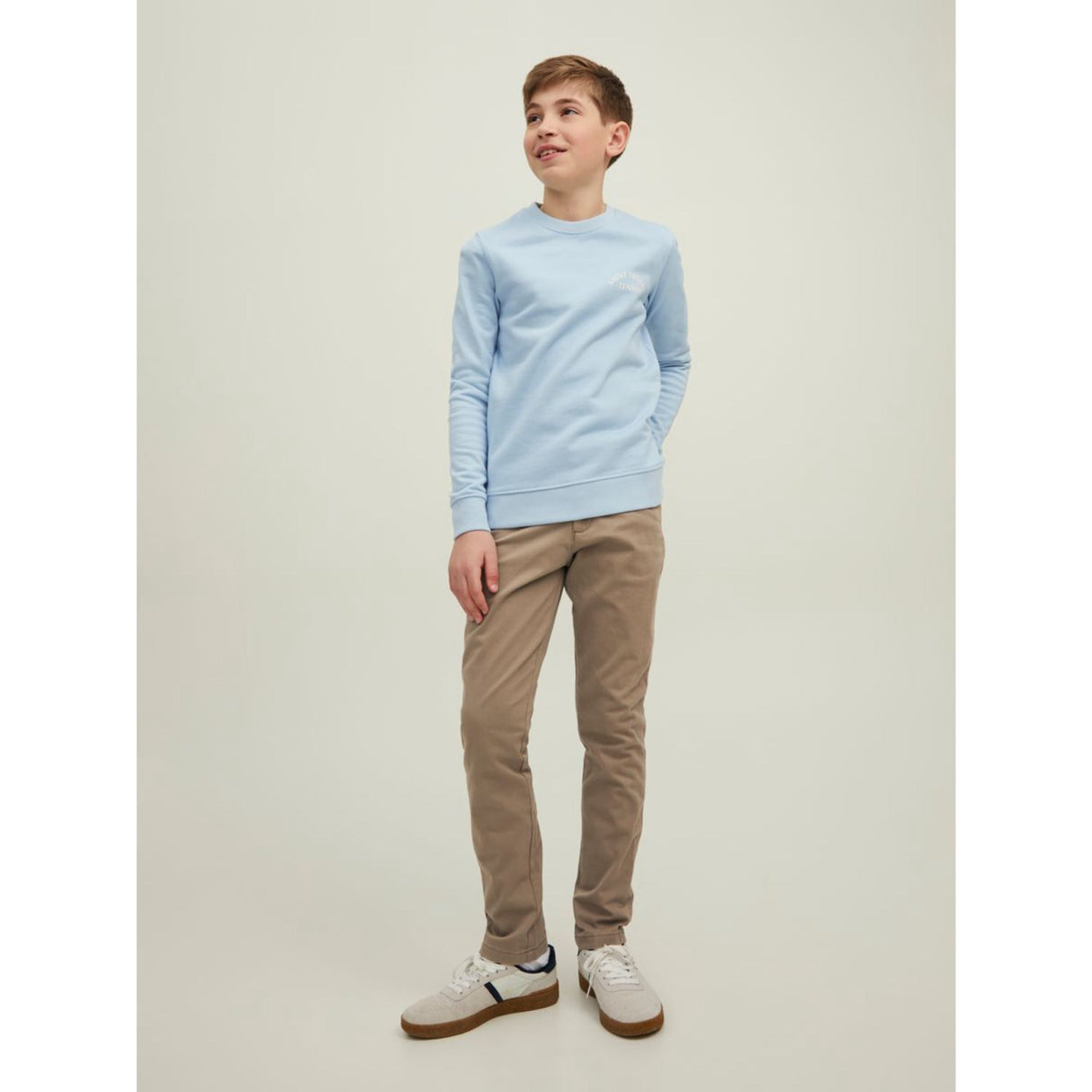 Jack & Jones Junior Beige Marco Bowie Byxor Noos