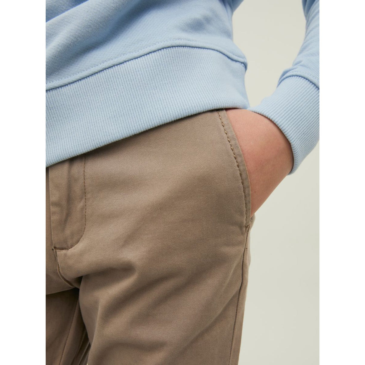 Jack & Jones Junior Beige Marco Bowie Byxor Noos