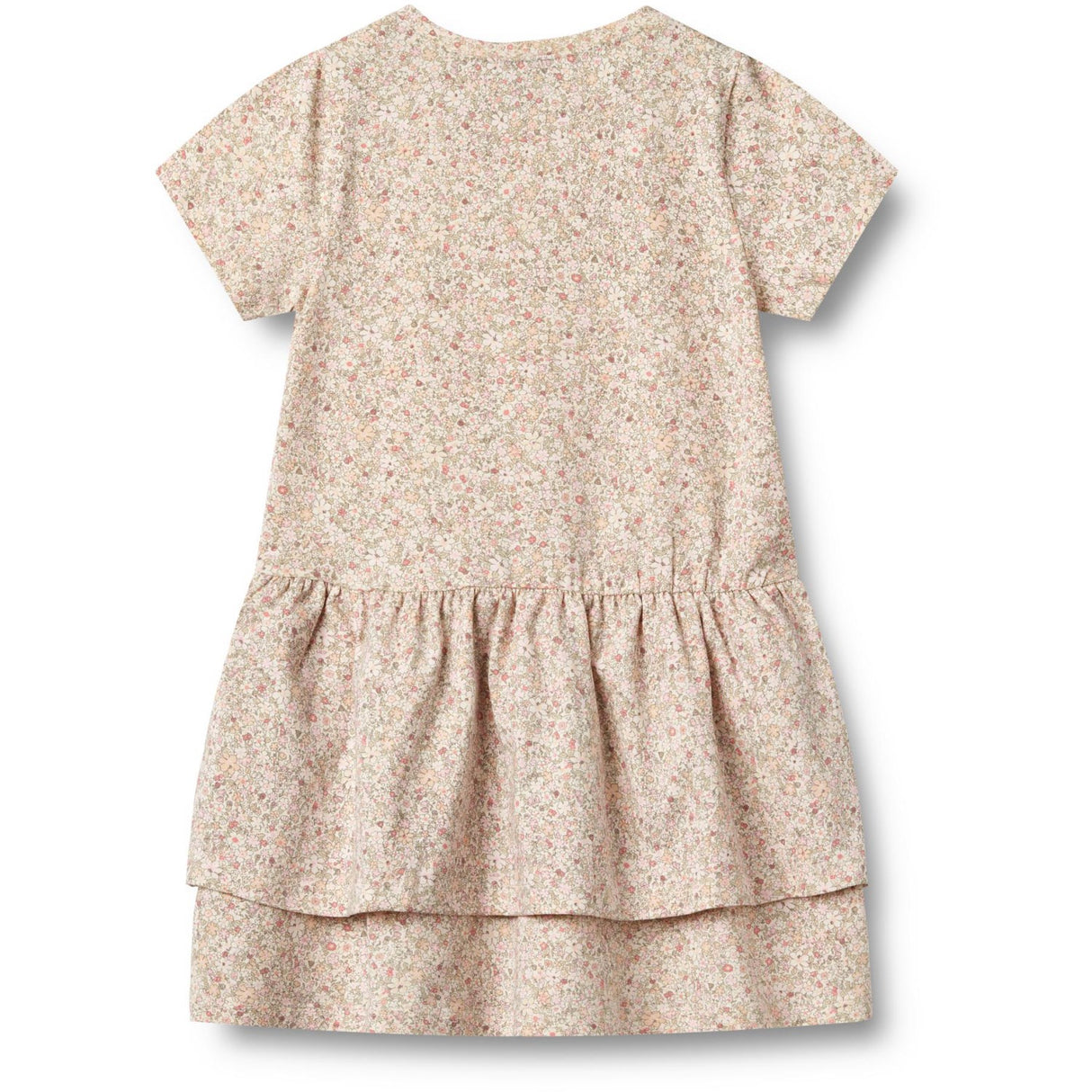 Wheat Cream Flower Meadow Jersey Dress Johanna 3