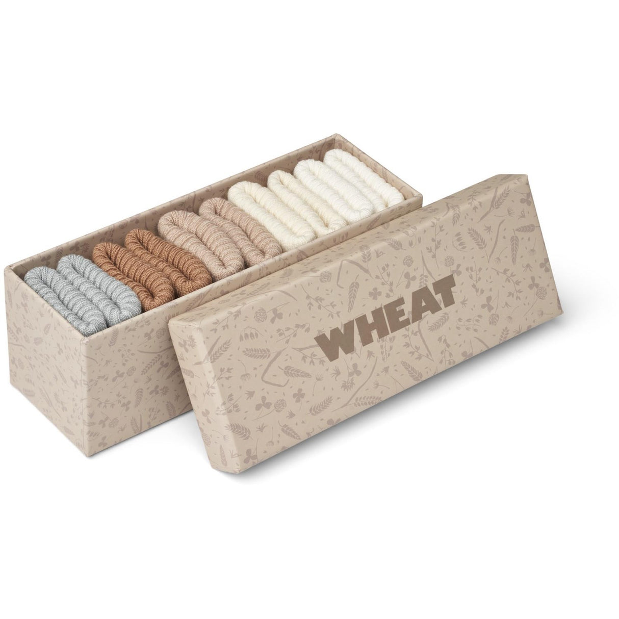 Wheat Blue Giftbox Evig Socks 2