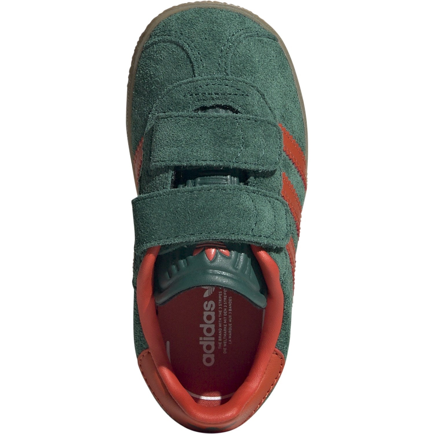 adidas Originals GAZELLE CF I Sneakers Collegiate Green / Preloved Red / Gum 3
