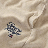 Tommy Hilfiger Heathered Oat Script Velour Byxor
