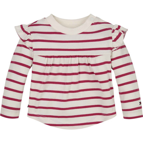 Tommy Hilfiger Heritage Pink Stripe Nautical Stripe Girl Blus