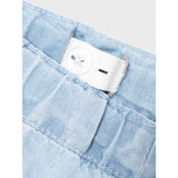 Name It Light Blue Denim Bella Wide Denim Shorts 3