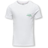 kids ONLY Bright White Love Ina Reg Fold-Up T-Shirt