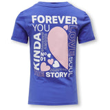 kids ONLY Dazzling Blue Story Ina Reg Fold-Up T-Shirt 2