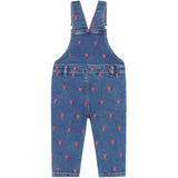 THE NEW Siblings Medium Blue Denim Wash Lovia Denim Dungarees