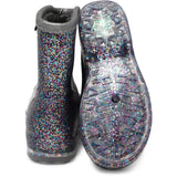 Mikk-Line Multi Glitter Short Winter Wellies - Light 2