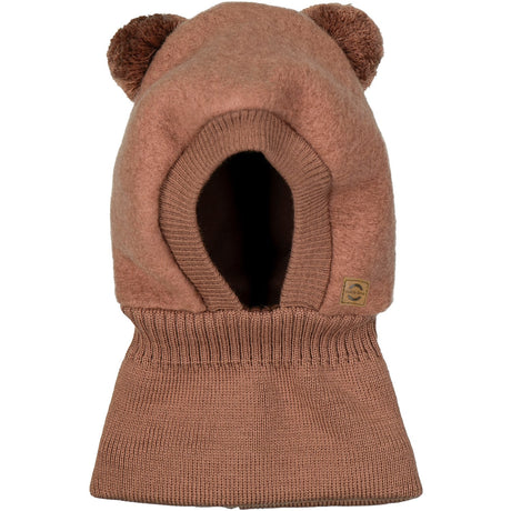 Mikk-Line Burlwood Airwool Balaclava w Knit