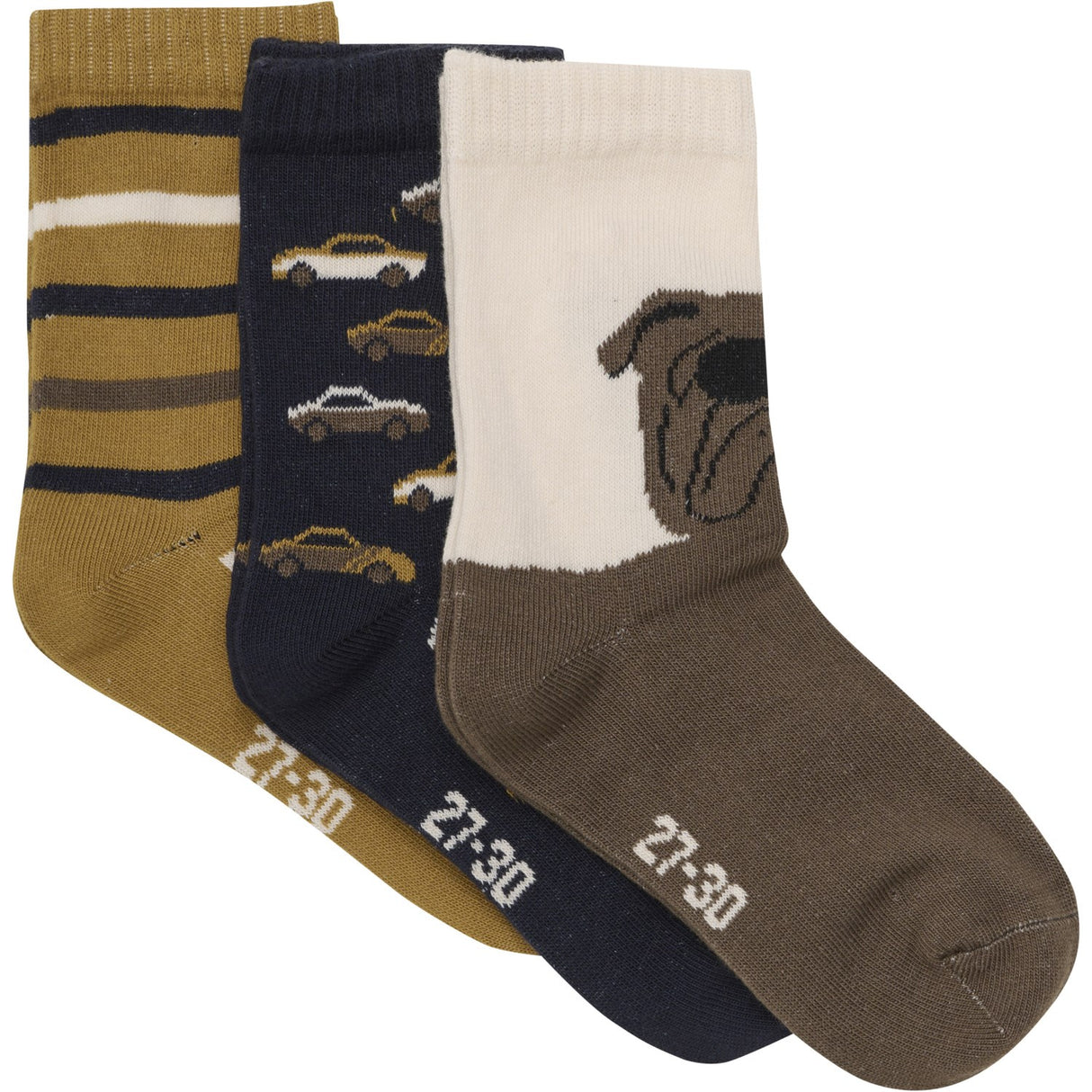 Minymo Sepia 3-Pack Socks