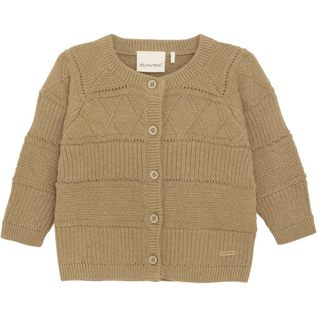 Minymo Tiger's Eye Cardigan Stickad