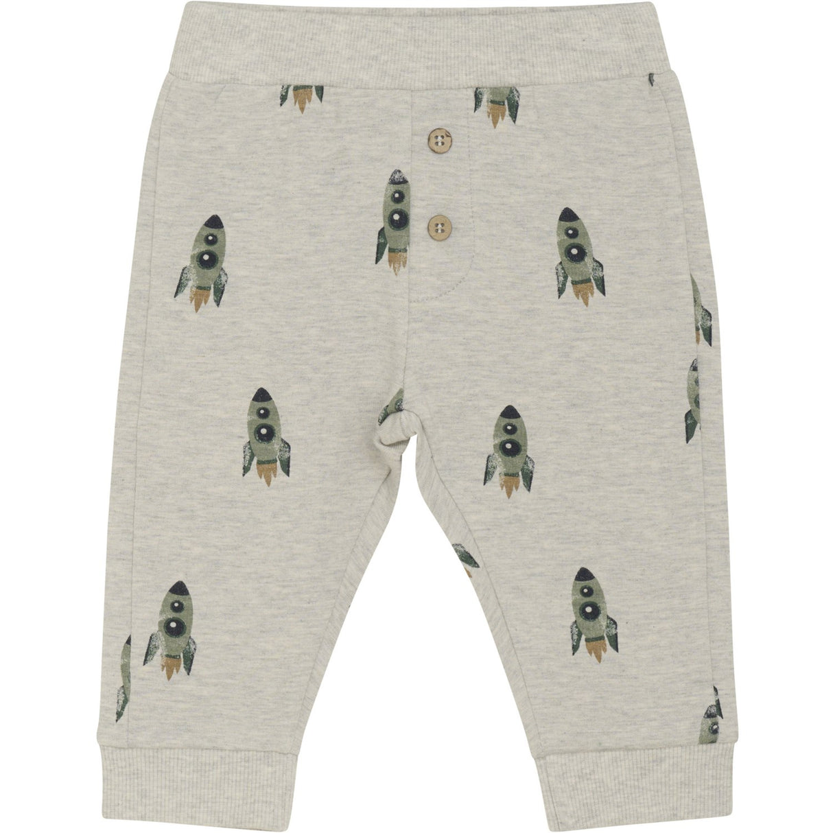 Minymo Grey Melange Sweatpants AOP